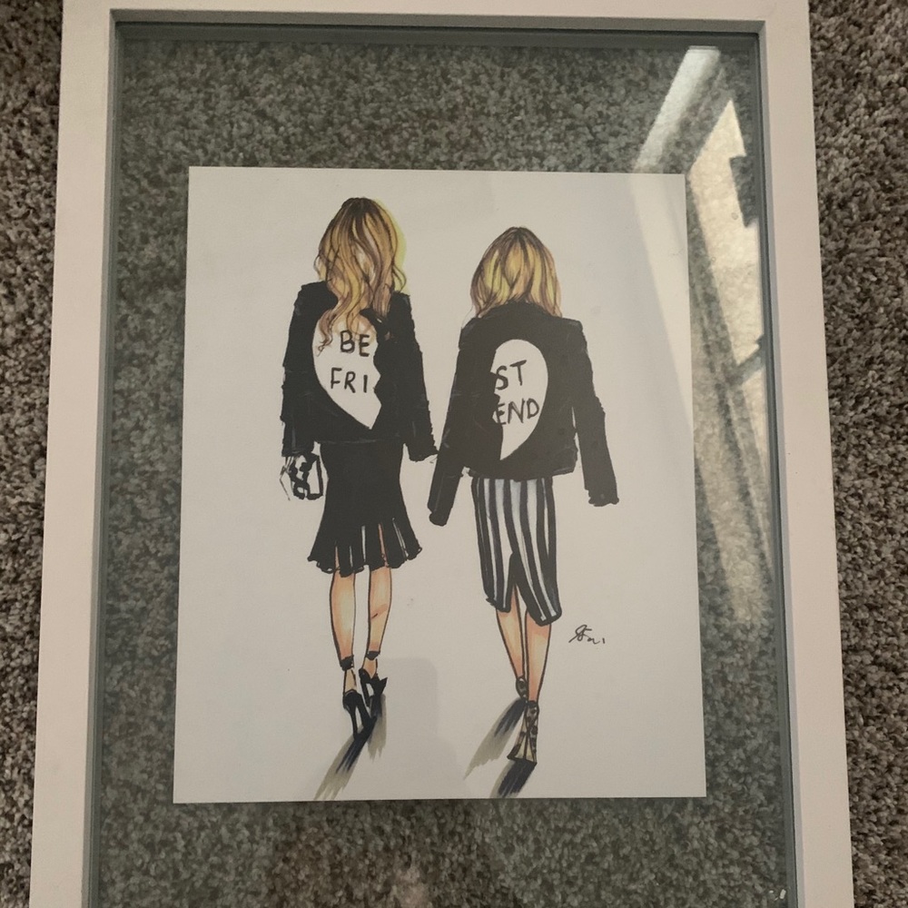 Melsy’s Illustration Best Friends Fashion Print